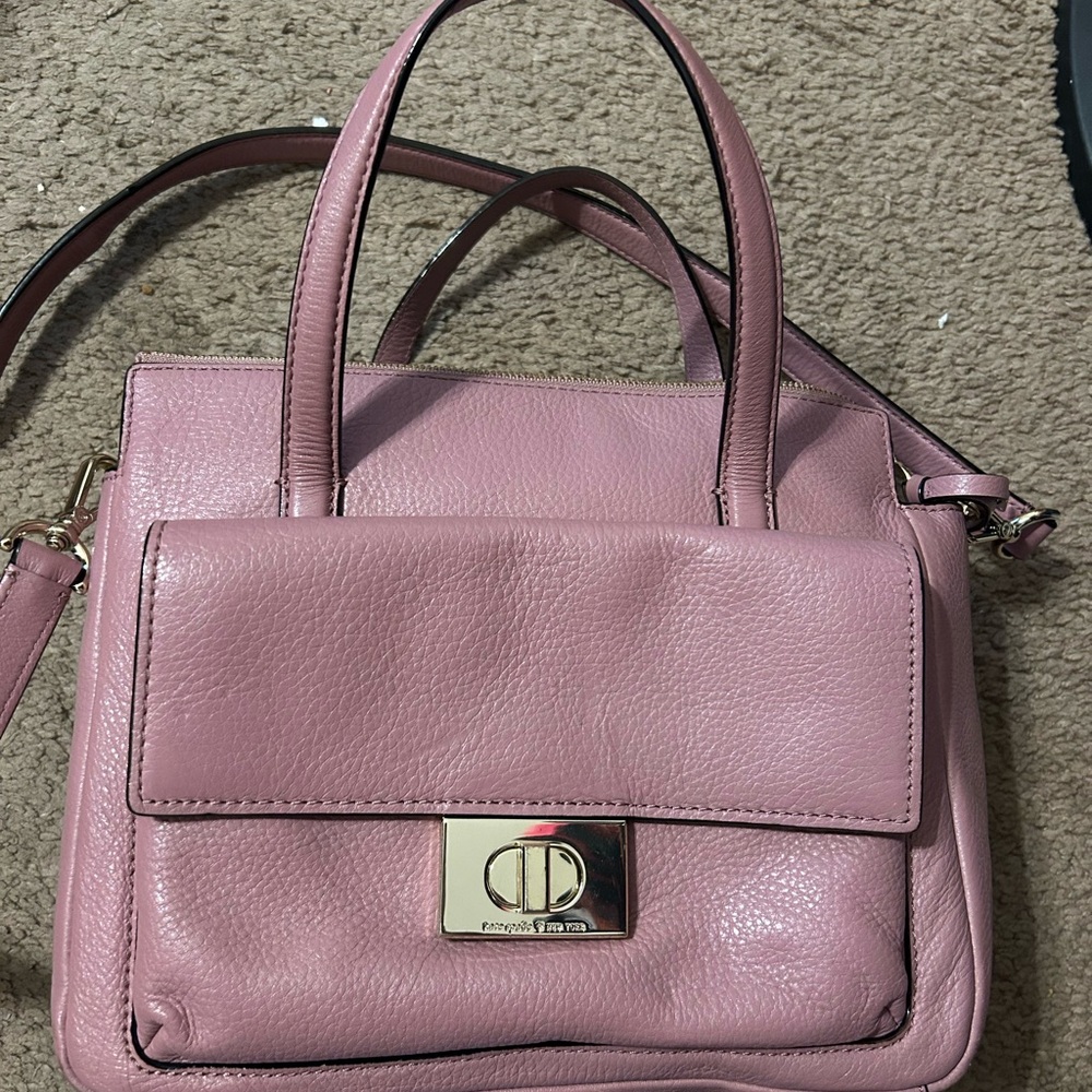Kate Spade Mauve Leather Satchel